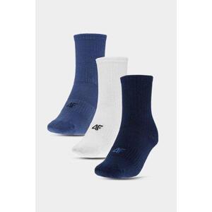 Kesi 4F chlapecké ponožky 3-BALENÍ vícebarevné Velikost: 32-35, Modrá