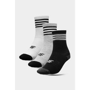 Kesi 4F Casual Boys Vysoké kotníkové ponožky 3-PACK Vícebarevné Velikost: 32-35, Vícebarevná