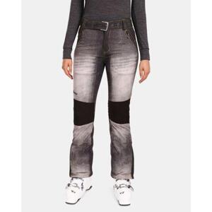 Kilpi Dámské softshellové lyžařské kalhoty JEANSO-W Černá Velikost: 36 Short, BLK