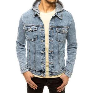 Dstreet Pánská džínová bunda s kapucí TX3615 XL, Vícebarevné