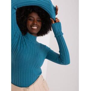 Fashionhunters Námořní klasický svetr s dlouhým rukávem Velikost: S/M