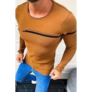 Dstreet Velbloudí pánský pulovrový svetr WX1625 XL