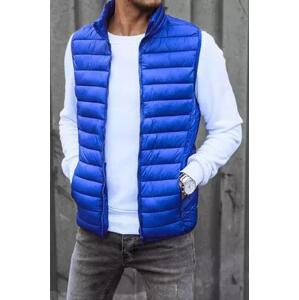 Dstreet Pánská modrá vesta TX4318 XL