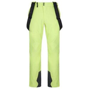 Kilpi Pánské softshellové lyžařské kalhoty RHEA-M světle zelená Velikost: XL Short