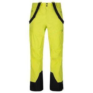 Kilpi Pánské nepromokavé lyžařské kalhoty LAZZARO-M světle zelené Velikost: L