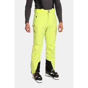 Kilpi Pánské lyžařské kalhoty Kilp RAVEL-M světle zelené Velikost: XL