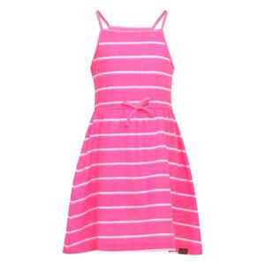 NAX Dětské šaty HADKO neon knockout pink varianta pa 116-122