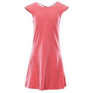 ALPINE PRO Dětské bavlněné šaty REATO magenta 116-122