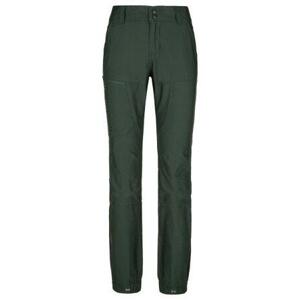 Kilpi Dámské outdoorové kalhoty JASPER-W tmavě zelené Velikost: 34