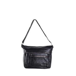 Fashionhunters Černá dámská taška přes rameno s kapsami.Velikost: ONE SIZE