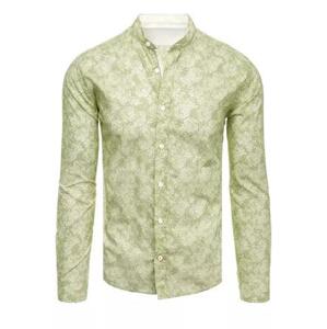 Dstreet DX2303 XL pánská zelená košile