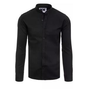 Dstreet Pánská elegantní černá košile DX2323 L