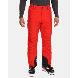 Kilpi Pánské lyžařské kalhoty GABONE-M Červená Velikost: M