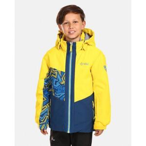Kilpi Chlapecká lyžařská bunda ATENI-JB Žlutá Velikost: 134