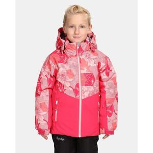 Kilpi Dívčí lyžařská bunda SAMARA-JG Růžová Velikost: 152