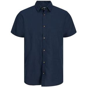 Jack&Jones Pánská košile JJESUMMER Comfort Fit 12248383 Navy Blazer M