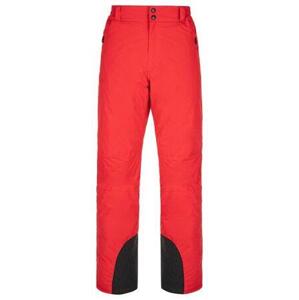 Kilpi Pánské lyžařské kalhoty GABONE-M červená Velikost: XXL