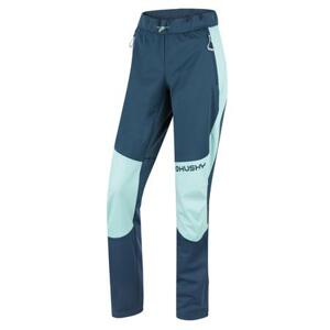 Husky Dámské softshellové kalhoty Kala L mint/turquoise S