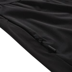 ALPINE PRO Pánské softshellové kalhoty ABAR black S