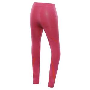 ALPINE PRO Dámské funkční prádlo - kalhoty ELIBA fuchsia red M-L, Růžová