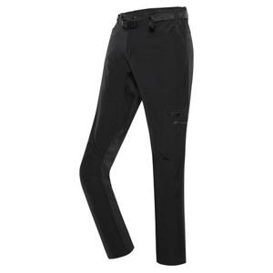 ALPINE PRO Pánské softshellové kalhoty CORB black 58-SH