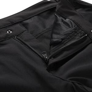 ALPINE PRO Pánské softshellové kalhoty CORB black 46-SH
