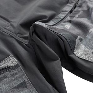 ALPINE PRO Pánské outdoorové kalhoty s kapsami ZARM dk. true gray varianta pa 46