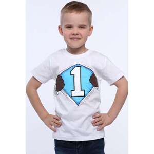 FASARDI Chlapecké tričko s číslem 116 bílé