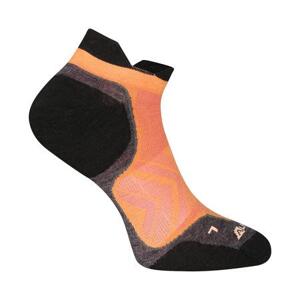 ALPINE PRO Kotníkové ponožky z merino vlny WERDE neon salmon M, Oranžová
