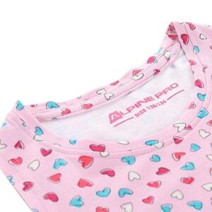 ALPINE PRO Dětské šaty BONBO roseate spoonbill varianta pd 128-134, Růžová