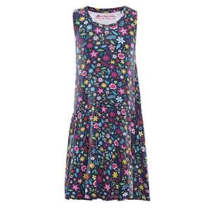 ALPINE PRO Dětské šaty BONBO mood indigo varianta pe 92-98, Modrá