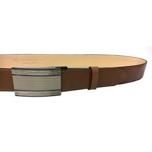 Penny Belts Pánský kožený společenský opasek 35-020-A7 brown 115 cm