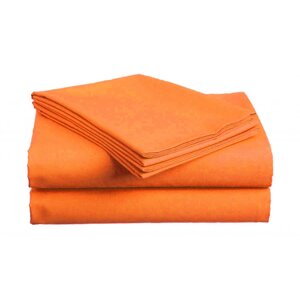 Top textil Bavlněné prostěradlo Plachta 140x240 cm oranžová