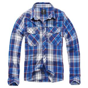 Košile dl. rukáv Brandit Check Shirt modrá Barva: NAVY, Velikost: M
