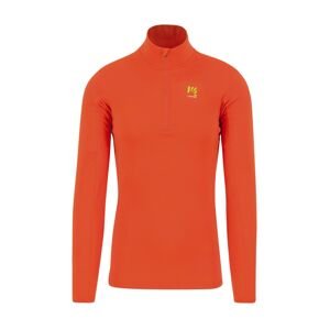 Pánská mikina KARPOS M Croda Light Half Zip, Spicy Orange velikost: L