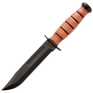 KA-BAR Nůž U.S.M.C. SHORT hladké ostří ČERNÝ Barva: Černá