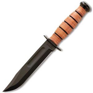 KA-BAR Nůž USA SHORT hladké ostří ČERNÝ Barva: Černá