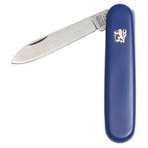 Mikov Nůž DŮSTOJNICKÝ 1A zavírací NEREZ střenka PLAST MODRÝ Barva: Modrá