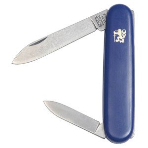 Mikov Nůž DŮSTOJNICKÝ 2A zavírací NEREZ střenka PLAST MODRÝ Barva: Modrá
