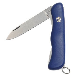 Mikov Nůž 1/AK zavírací s pojistkou NEREZ střenka PLAST MODRÝ Barva: Modrá