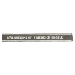 Armáda NVA/DDR šivka páska NVA na rukáv 'W F.ENGELS'