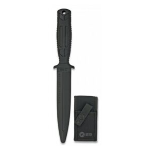 Nůž cvičný K25 gumový ČERNÝ Barva: Černá