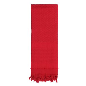 ROTHCO Šátek SHEMAGH SOLID 107 x 107 cm ČERVENÝ Barva: Červená