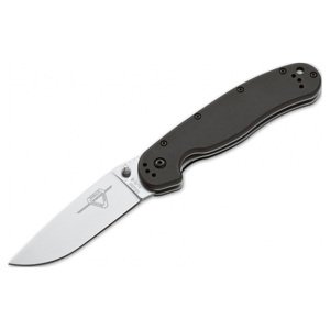Ontario Knife Company Nůž zavírací ONTARIO RAT-1 saténová čepel hl. ostří Barva: Černá