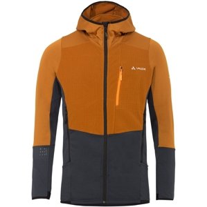 Vaude Men's Monviso Hooded Grid Fleece Jacket - silt brown L