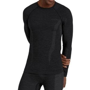 Falke Men long sleeve Shirt Wool-Tech - black XL