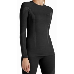 Falke Women long sleeve Shirt Wool-Tech - black L
