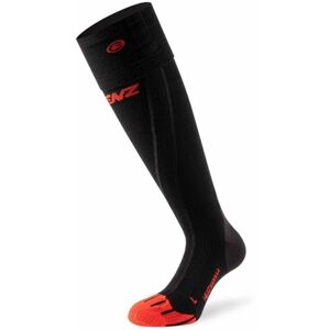 Lenz Heat Sock 6.0 Toe Cap Merino Compression  - black 45-47