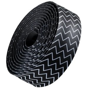 Bontrager Gel Cork Graphic Handlebar Tape Set - black/white uni