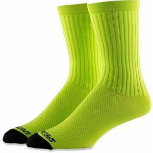 Specialized Hydrogen Aero Tall Sock - hyper green 46+